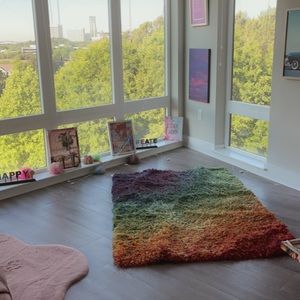 Huge colorful rug